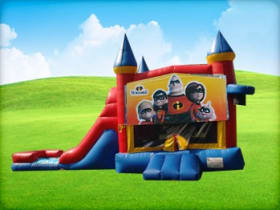Incredibles Bounce House with Slide