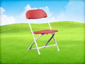 Kids Red Folding Chairs for rent