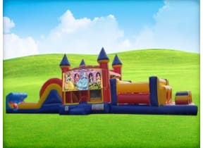 50ft Disney Princess Obstacle w/ Wet or Dry Slide