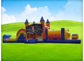 50ft Pirates Obstacle w/ Wet or Dry Slide