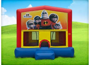 13 x 13 Incredibles Bounce House Moonwalk