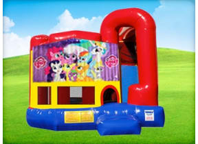 4in1 My Little Pony Bounce House w/ Wet or Dry Slide