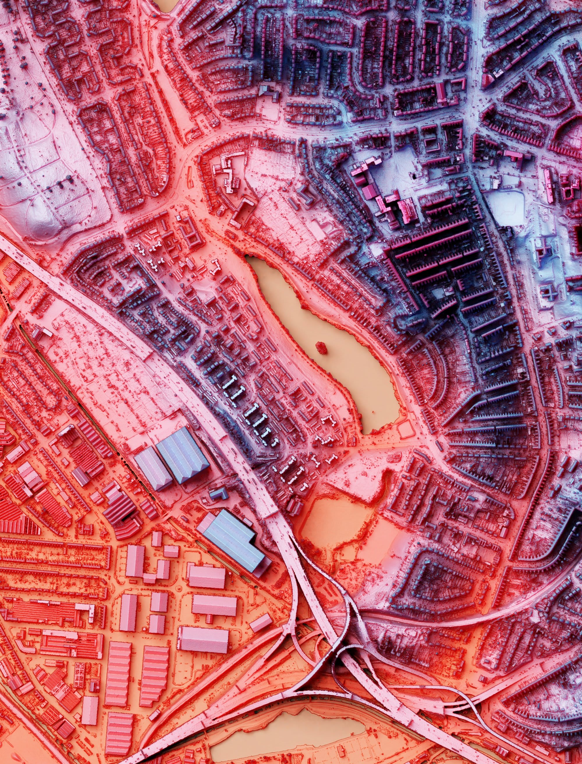 Spaghetti Junction — 1m LIDAR DSM