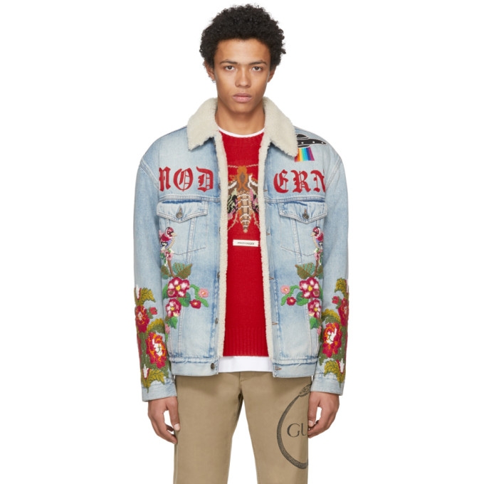 modern gucci denim jacket