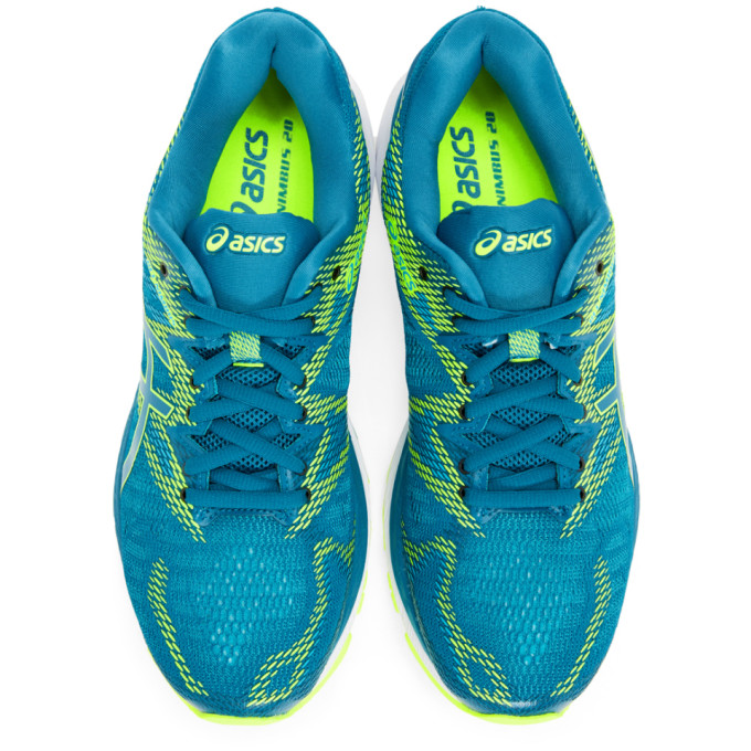 asics gel nimbus 20 green