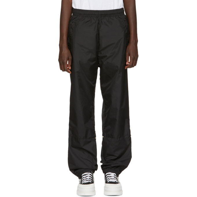 ACNE STUDIOS ACNE STUDIOS BLACK NYLON FACE LOUNGE PANTS