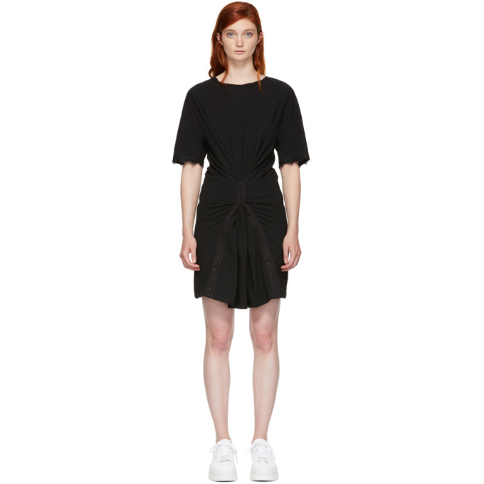 OPENING CEREMONY OPENING CEREMONY BLACK HOOK AND EYE T-SHIRT DRESS