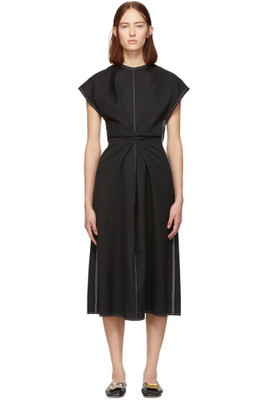 Loewe - Black Draped Dress