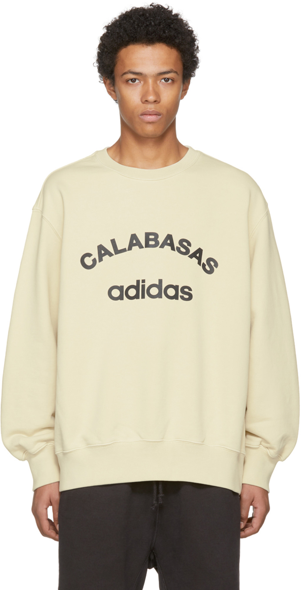 white adidas sweatshirt