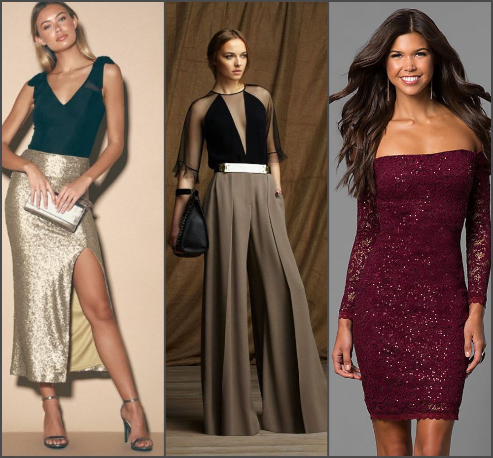 semi formal christmas party dresses
