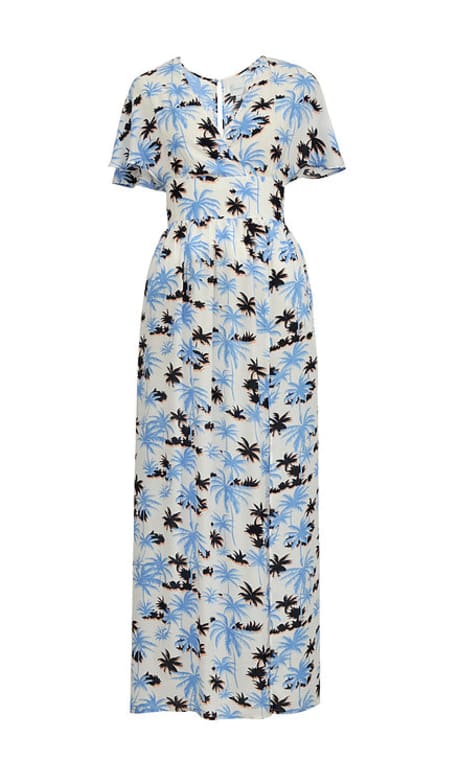 Trouva: Jovonna London Follow Your Heart Blue Maxi Dress