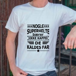 Nogle superhelte bærer ikke kappe, de kaldes far