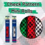 SUPERIOR 9800 Check Pattern bredde minirulle