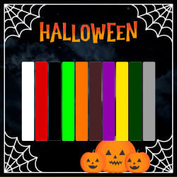HALLOWEEN strygestof pakke (10 forskellige ark)