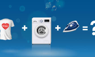Hvordan du vasker, tørrer og stryger du dit tøj der er dekoreret med strygestof