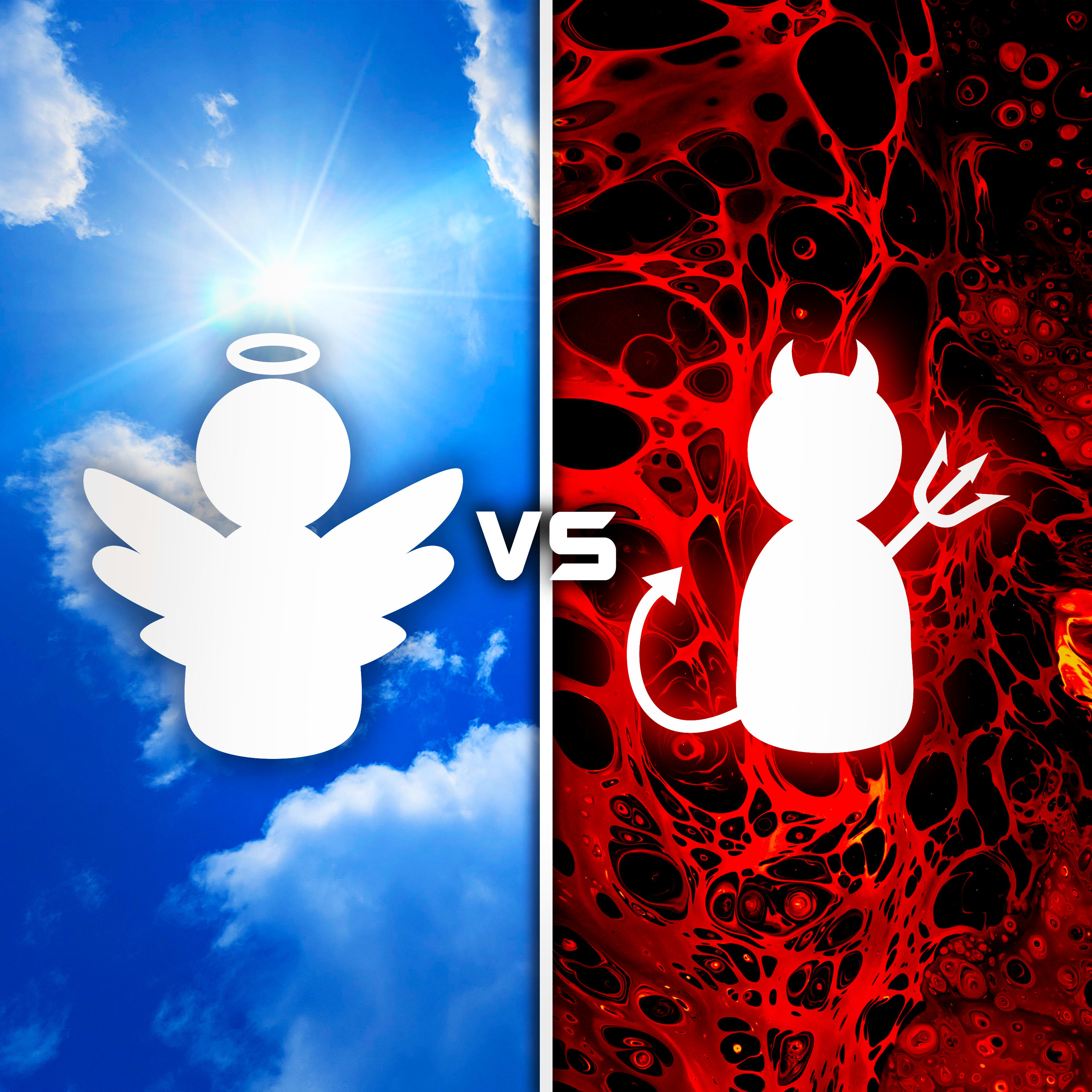 The Angel vs The Devil