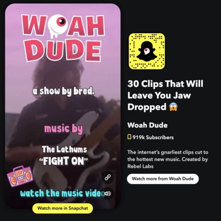 The Lathums&#39; &quot;Fight On&quot; featured in Snapchat&#39;s series &#39;Woah Dude&#39;