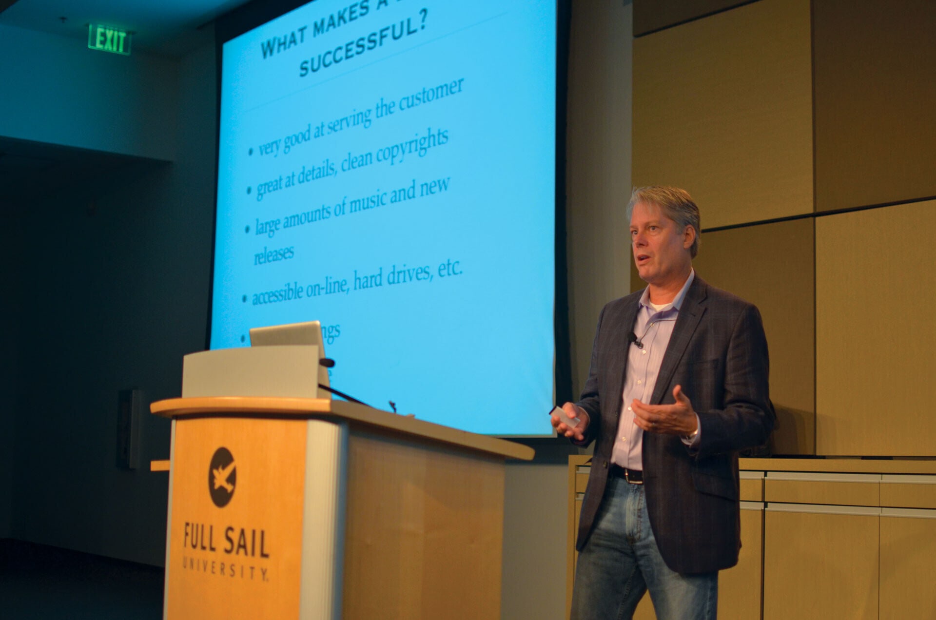 Randy Wachtler speech at Full Sail University