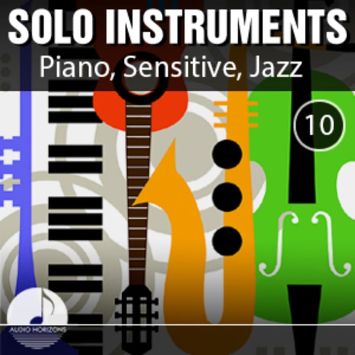 Solo Instruments 10 Piano, Sensitive, Jazz