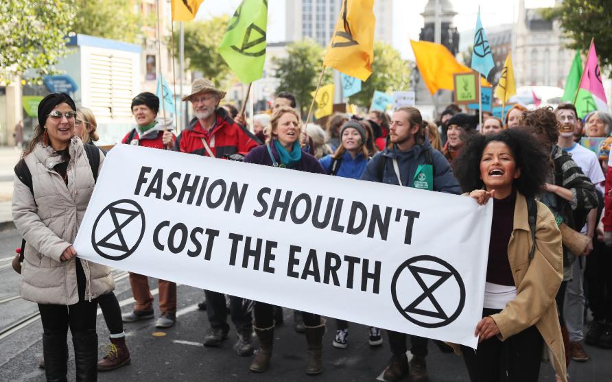 Fast-fashion protestors are defending the planet from unchecked consumerism.