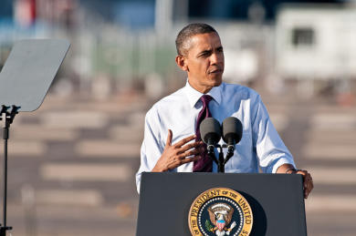 US President Barack Obama recently voiced his support for compulsory voting, arguing it could improve the country’s electoral processes. Picture: Flickr