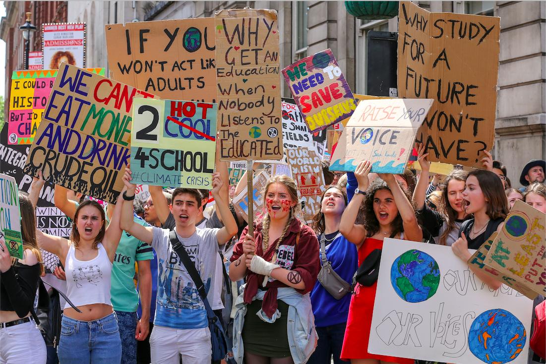 costs of a clean economy young climate change activists