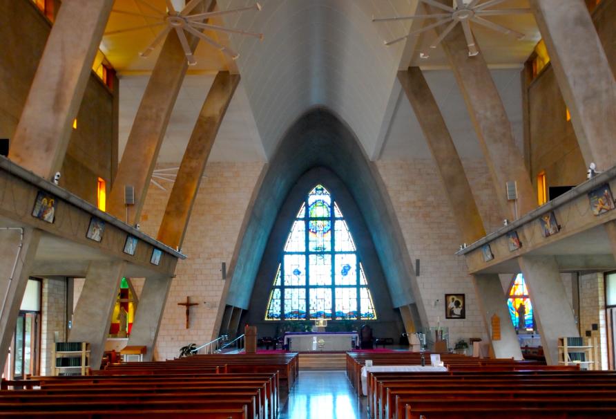 Modernist church, St Mary’s Star of the Sea was built between