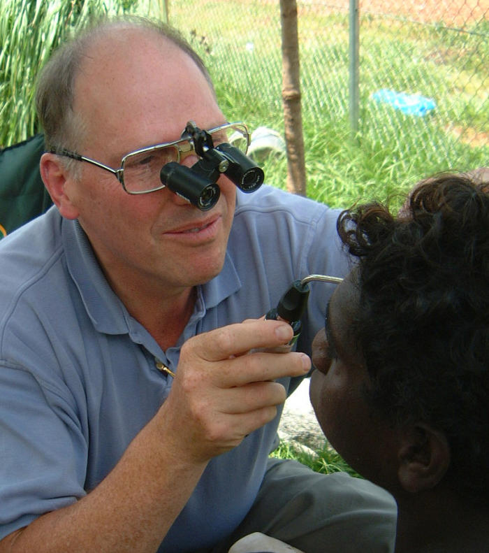 <em>Laureate Professor Hugh Taylor has devoted his career to researching and promoting eye health around the world and has been freed up by the University to work full time on helping to close the vision gap for Indigenous Australians. Picture: University of Melbourne</em>