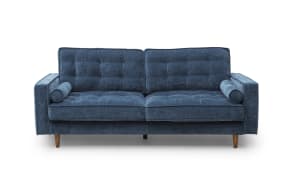 Theory 3 Seater Sofa in Denim Chenille