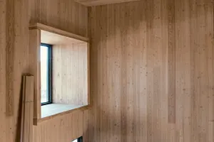 CLT House - Zero Drywall and a Cork Shower!