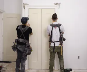 How to install preassembled door casing