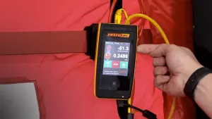 My final Blower Door score!  Did I make my goal?