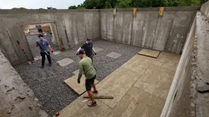 Stonewool Insulation techniques and tools