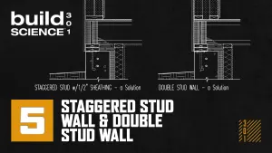 Ep. 5 - Staggered Stud Wall & Double Stud Wall