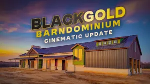  Black Gold Barndominium: Texas-Sized Luxury! (Cinematic Progress) 