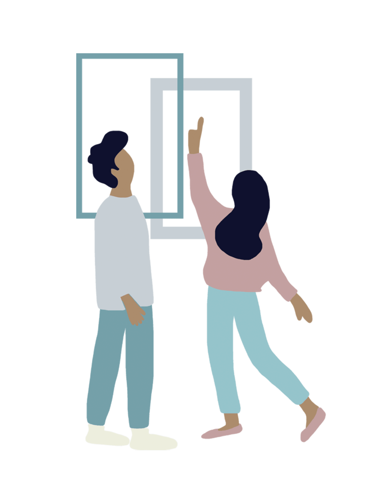 You choose what you want to frame