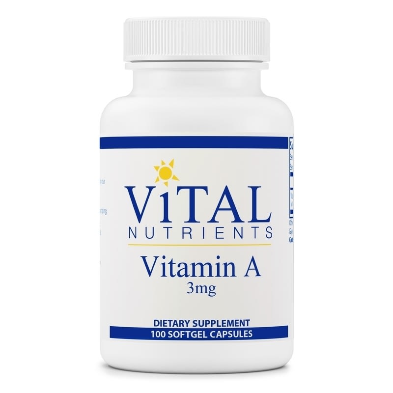 Vitamin A 3mg 100 Softgels Best Vitamin A Supplements