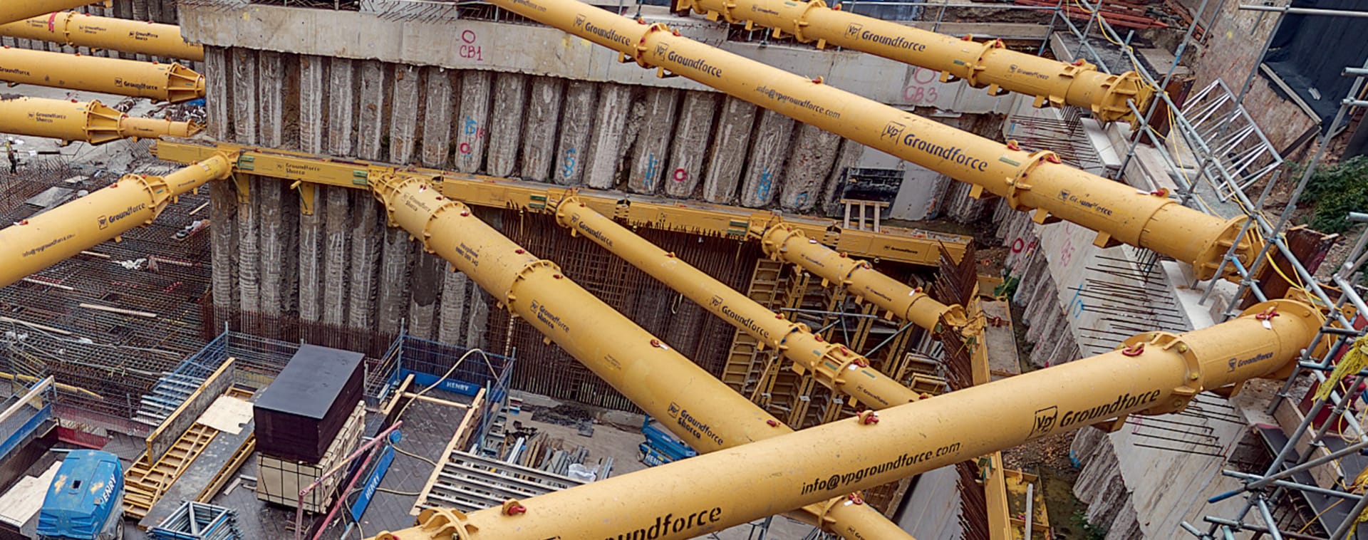 Hydraulischer Verbau für Großprojekte