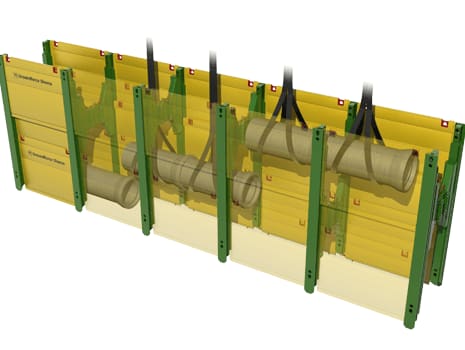 Rolling Strut Double Slide Rail
