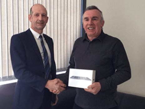 Chris Bennion Of Kier Wins iPad In GFTech Competition