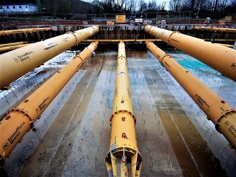 Groundforce Hydraulikstützen sichern anspruchsvollen Klärwerks-Neubau im Snowdonia Nationalpark in Wales