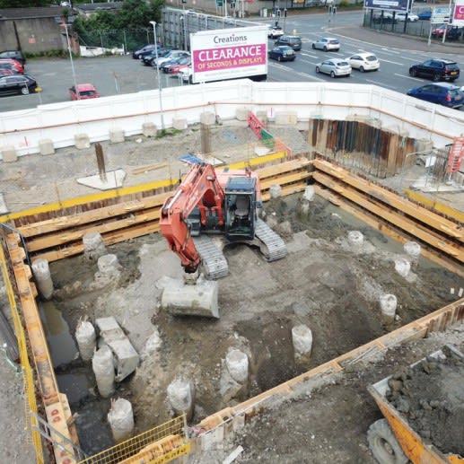 J & S McKee and Groundforce “dig deep” on Nelson Street