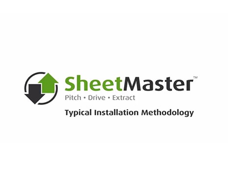 SheetMaster - Pitch | Drive | Extract - Typical Installation Methodology
