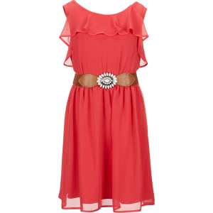 I N Girl Big Girls 7 16 Belted Sleeveless Dress From Dillard S
