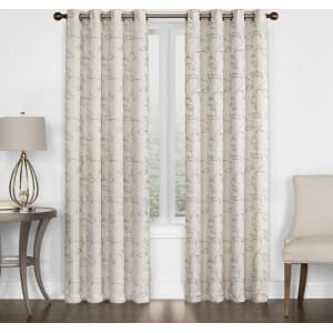 National Savoy Embroidered Window Panel Natural From Sears