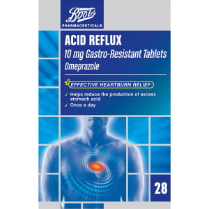 boots acid reflux 10 mg gastro resistant tablets 28 tablets