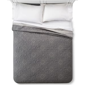 Gray Disco Medallion Quilt Full Queen Xhilaration From Target