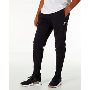 adidas mens joggers black