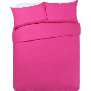 Colourmatch Funky Fuchsia Bedding Set Double From Argos