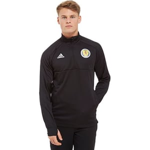 Adidas Scotland Fa 201819 Half Zip Top Black Mens Adidas Scotland Fa 201819 Half Zip Top Black Mens